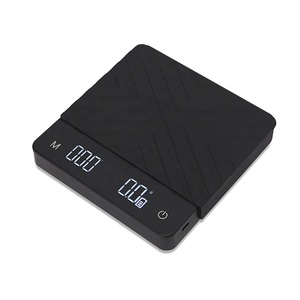 Penjualan Laris Dalam Skala Kopi Persegi Panjang 3Kg/0.1G Skala Espresso Tetes dengan <span class=keywords><strong>Timer</strong></span> Skala Makanan Dapur S2 - Product Image 1