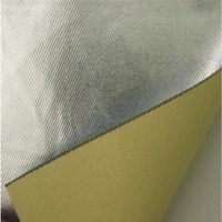 Tissu en aluminium réfléchissant la chaleur résistant aux flammes fibre d'isolation Para aramide vêtement ignifuge tissé motif vêtements de soudage