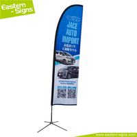 Spanduk Pantai Portabel Berbahan Aluminium Bentuk Cekung untuk Iklan, Fashionable, dan Cocok untuk Acara Olahraga