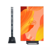 Affiche publicitaire LED pliable P1.8 P2, affichage numérique LED, affiche LED pliable haute résolution pour la publicité OEM