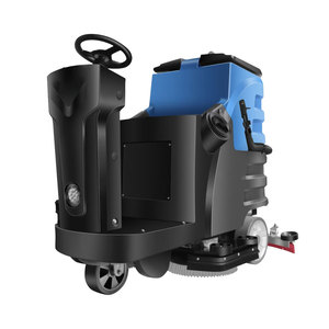 Fregadora de pisos industrial R10 con tanque de agua limpia de 85L, batería de plomo-ácido, para uso en interiores y exteriores - Product Image 2