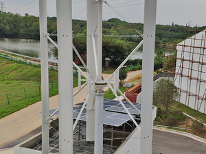 เครื่องกำเนิดไฟฟ้าพลังงานลมแบบแกนตั้ง NE-3K สำหรับใช้งานนอกระบบ (Off-grid) กำลังไฟ 3 กิโลวัตต์ แรงดันไฟฟ้า 48/96/120/240 โวลต์ ระบบกังหันลมสำหรับบ้านและอื่นๆ เครื่องกำเนิดไฟฟ้าพลังงานลม 3 กิโลวัตต์ - Product Image 3