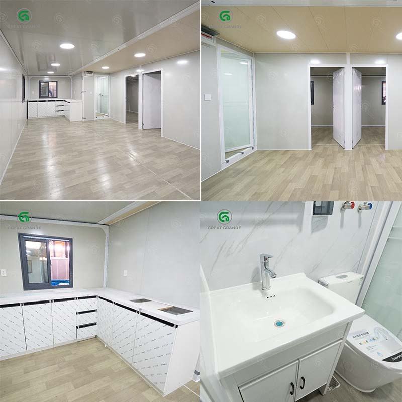 30ft Expandable House Affordable Prefab Home 2 3 4 Bedrooms Modular ...