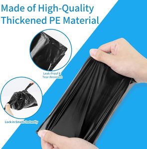 ถุงขยะแบบเสื้อยืด ถุงหิ้ว HDPE ถุงขยะแบบใช้แล้วทิ้ง สำหรับใช้ในครัวเรือนและซูเปอร์มาร์เก็ต - Product Image 5