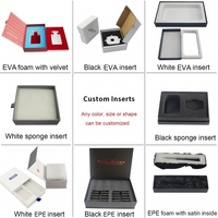 Boîte d'écouteurs électroniques haut de gamme avec logo personnalisé, revêtement UV et impression sérigraphique, taille et boîte en papier personnalisées