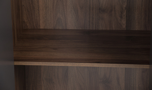 ตู้เสื้อผ้า 3 บาน Urban Walnut Black MANDO สไตล์อินดัสเทรียล สำหรับห้องนอนร่วมสมัยและโซลูชั่นการจัดเก็บแบบมืออาชีพ - Product Image 4