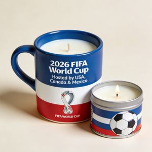 ชุดเทียนธีมฟุตบอลสำหรับงานเลี้ยงชม<span class=keywords><strong>ฟุตบอล</strong></span>โลก 2026 ลายธงชาติและลูกฟุตบอล ของตกแต่งคืนเกมส์ ของชำร่วยสำหรับแขก - Product Image 2