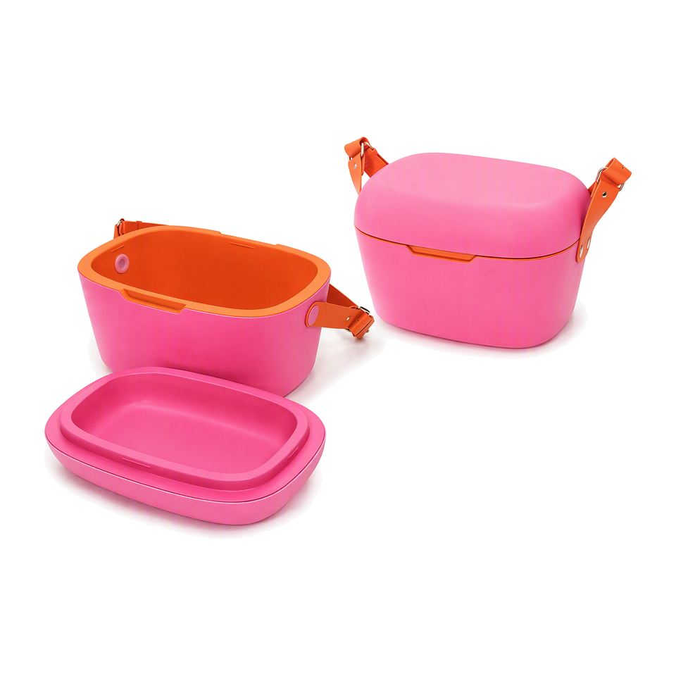 Box Detention Design Pink Insulated Cooler Box Portable PP Ice Chest Waterproof Food and Can ...