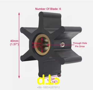 Hélice de pompe à eau pour moteur Yanmar 3GM 2GM20 3GM30 2GM 2QM15 YSE YSM pour machines de construction - Product Image 4