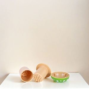 Molino de Hierbas Multifuncional con Forma de Hongo Creativo, Almacenamiento de 3 Capas, Molinillo de Hierbas de Plástico - Product Image 1