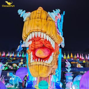 Chinese New Year <b>Lantern</b> Festival Diwali Thanksgiving Outdoor Waterproof Dragon <b>Lantern</b> LED <b>Lights</b> for Show-Customizable Colors - Product Image 3