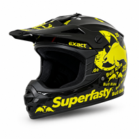 Casque de moto tout-terrain personnalisé avec double visière, étanche, homologué DOT, équipement de conduite de qualité professionnelle