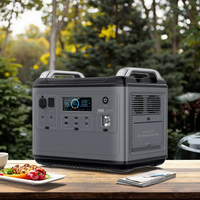Centrale Électrique Portable Sorein 2000W EcoFlow 1000W 2000W 3000W, Générateur à Batterie LiFePO4 110V 220V, Recharge Solaire
