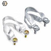 Collier de serrage en alliage d'aluminium pour serre, connecteur de tube 33,4 mm 41,2 mm pour structure de serre à arceaux