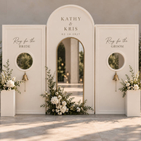 Support mural personnalisé pour toile de fond de mariage, forme anneau pour la mariée et anneau pour le marié, décoration champagne, fournitures de fête