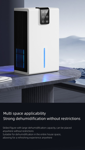 <span class=keywords><strong>D</strong></span>éshumidificateur <span class=keywords><strong>d</strong></span>'<span class=keywords><strong>air</strong></span> portatif intelligent à ion négatif à écran tactile de contrôle de semi-conducteur compact standard de 2,8L - Product Image 5