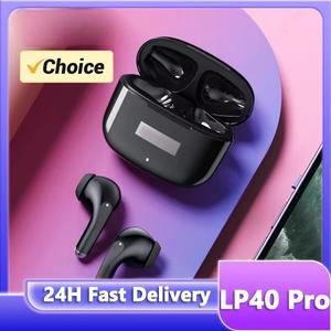Casque d'écoute sans fil LP40 Pro TWS d'origine, écouteurs de jeu à réduction de bruit pour le sport, casque Ipx étanche, vente en gros - Product Image 2
