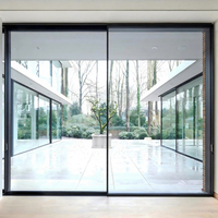 Porte coulissante d'angle panoramique en aluminium robuste pour patio, avec double vitrage, pour maison |   Aluguard