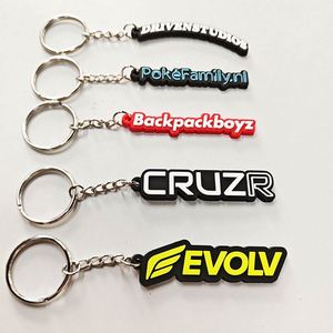 พวงกุญแจอนิเมะ PVC แบบกำหนดเองยอดนิยม พิมพ์ลาย UV ของขวัญขายส่ง วัสดุยาง - Product Image 2