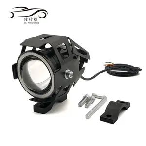Projecteur LED antibrouillard U7 U5 transformateur Laser canon Angel Eye indicateur de phare de moto
