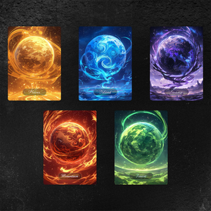 Cartes à collectionner pour une personnalisation <span class=keywords><strong>alternative</strong></span>, cartes d'art personnalisées, cartes DIY imprimées en offset avec surface vernie - Product Image 3