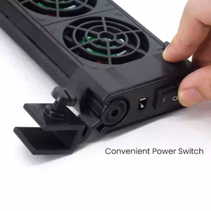 <strong>BOYU</strong> Series Automatic Temperature Control Adjustable Reversible Network Saltwater Cooling <strong>Aquarium</strong> Fan for Marine Reef Fish Tank - Product Image 5