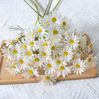 Bunga aster sutra Yopin-2695 bunga pernikahan buatan bunga aster putih