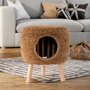 Groothandel op maat gemaakte rotan geweven hondenbed binnen en buiten, natuurlijk rotan hondenbed - Product Image 2