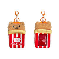 Porte-cartes photo Kpop personnalisés en gros, porte-cartes de collection mignons, porte-cartes en peluche style animation Kpop