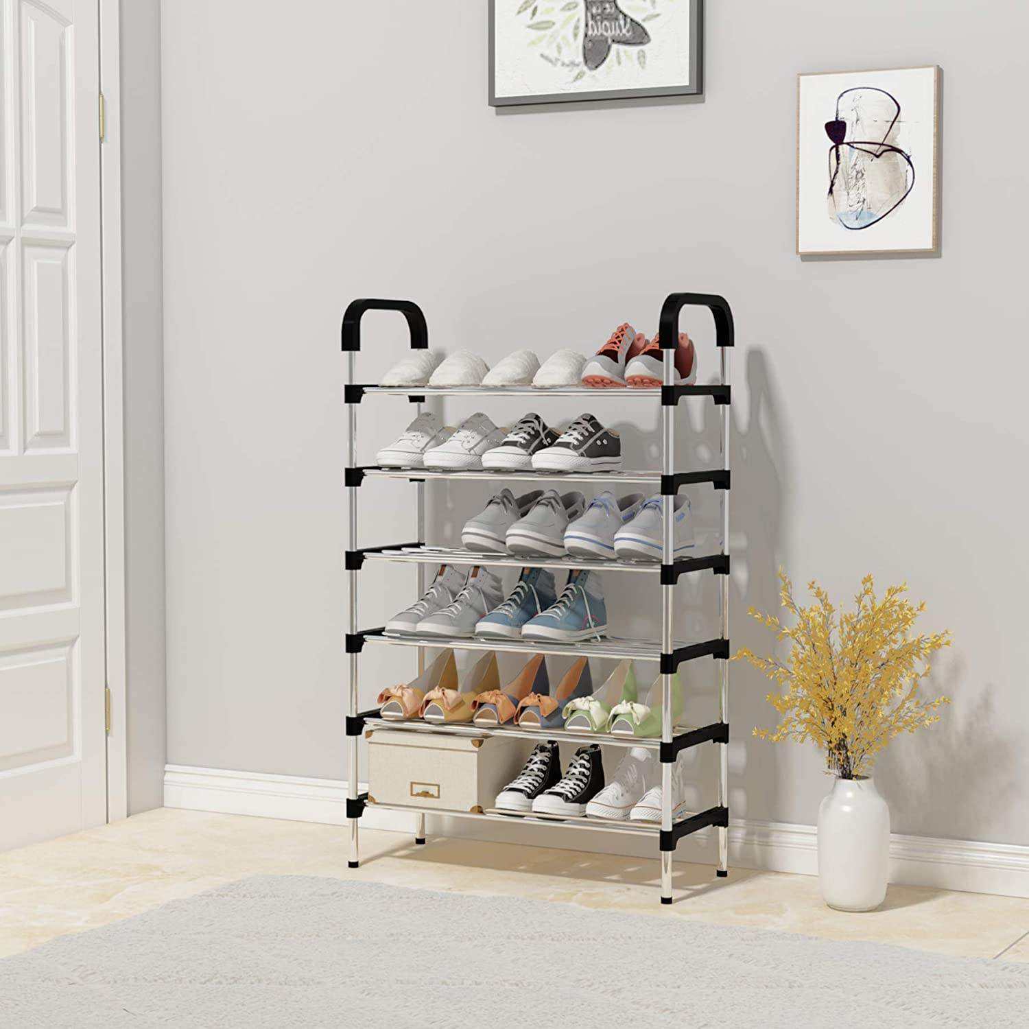 Standard Size Shoe Racks Stylish Storage Solutions
