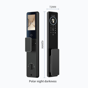 ล็อคอัจฉริยะลายหลอดเลือดดำปาล์มพร้อมระบบจดจำใบหน้าระบบดิจิทัลดิจิทัลไร้กุญแจล็อคประตูอัจฉริยะ - Product Image 2