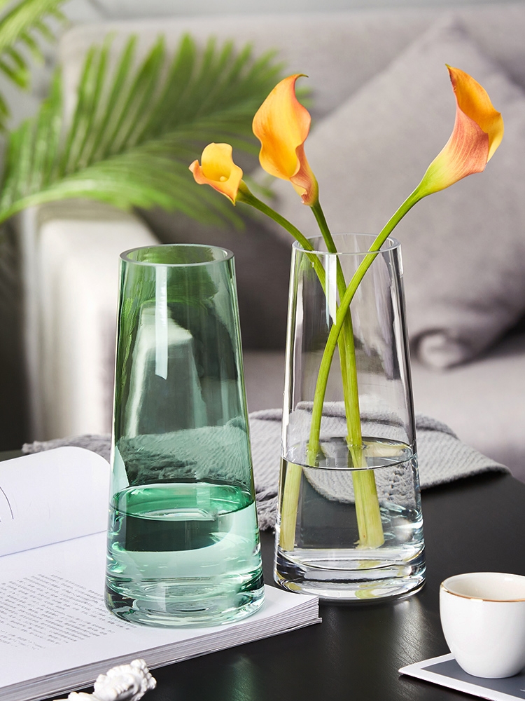 Factory Produced Wholesale Home decor Glass Flower Vase
