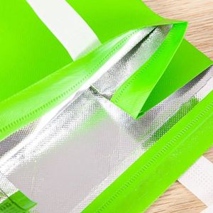 Sac isotherme personnalisé en polypropylène non tissé pour livraison de repas, supermarché et courses - Product Image 2