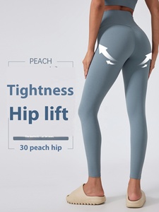Da <span class=keywords><strong>donna</strong></span> da allenamento con elastico lucido a vita alta e abbigliamento sportivo Premium pantaloni da Yoga <span class=keywords><strong>Leggings</strong></span> sport Yoga <span class=keywords><strong>Leggings</strong></span> da <span class=keywords><strong>donna</strong></span> - Product Image 4