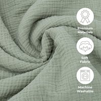 Couverture Douce Double Couche pour Bébé en Coton/Polyester Tissé, Polaire Écologique Chaude pour Nouveau-né