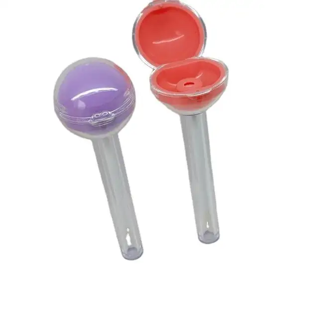 Tubi di plastica imballaggio per Eyeliner lucidalabbra rotondo unico con tubo cosmetico a bacchetta con Flip Top a vite per Shampoo