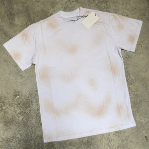 Custom Men's 100% Cotton Oversized Boxy Designer T-Shirts European American <b>Hip</b> Hop Style Loose Short Sleeve Washed Old Print - Product Image 4