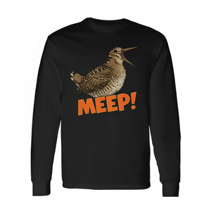 T-shirt à manches longues Meep Bird Meme American Woodcock - Product Image 2