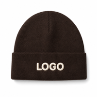 Bonnet de plage camouflage personnalisé, promotionnel, en tricot côtelé avec revers, broderie de logo, 100% acrylique, unisexe, extensible, pour entreprises, en gros