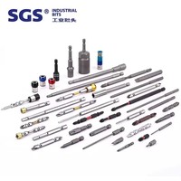 Sumber pabrik bahan S2 6.35mm Driver segi enam 25mm panjang Torx Insert bit kualitas tinggi Power bit