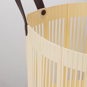 ตะกร้าพลาสติกทรงรีพับเก็บได้พร้อมที่จับสำหรับเก็บเสื้อผ้าและของเล่น - Product Image 6