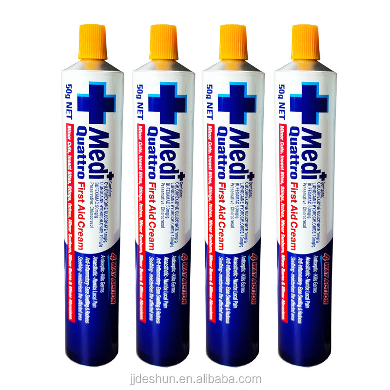 Dia.13.5mm 3ml 5ml 3.5ml 10ml Recyclable Custom Logo Pharmaceutical Squeeze Collapsible Aluminum Tubes for Ointment