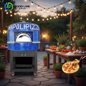 Petit four à pizza en céramique pour l'extérieur, grilles de barbecue et four à pizza combinés pour l'extérieur - Product Image 1