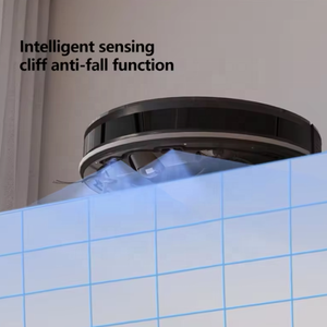 مكنسة روبوتية للتحكم عن بعد من خلال تطبيق Tuya، جديدة لعام 2024، مزودة بجيروسكوب للتنظيف الرطب والجاف مع خاصية المسح - Product Image 5