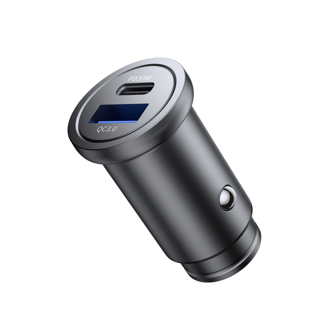 Gaoyi 30W USB C Fast Charger Car Adapter Hands-Free Compatible iPhone 16 15 14 13 12 Samsung S25 Google Android Cigarette Lighter Car