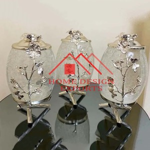 Récipient alimentaire de luxe en laiton avec couvercles pour équipement de cuisine meilleure vente de boîte à thé au café Biscuit au sucre de qualité supérieure - Product Image 5