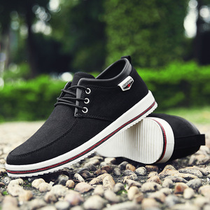Nuove Sneakers basse con lacci primaverili scarpe Casual da uomo scarpe sportive in tela taglie forti scarpe da uomo - Product Image 3