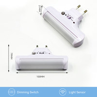 Mini Lampe LED Sans Fil à Détecteur de Mouvement, Lampe de Secours à Brancher, Lampe de Nuit LED Portable pour la Maison, le Salon