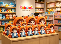 Peluche OEM de haute qualité en tissu doux pour enfants, idéale comme cadeau promotionnel d'entreprise