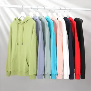 Hoodies de logotipo personalizado por atacado de grandes dimensões para homens de algodão de alta qualidade fabricantes OEM personalizados com capuz estampado